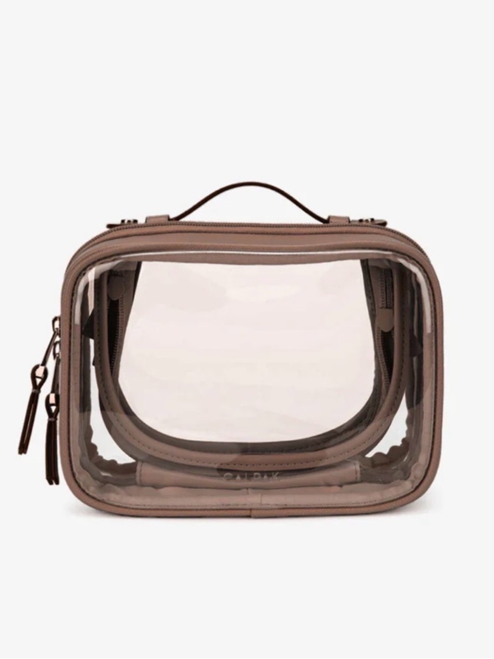 Calpak Small Clear Cosmetics Case